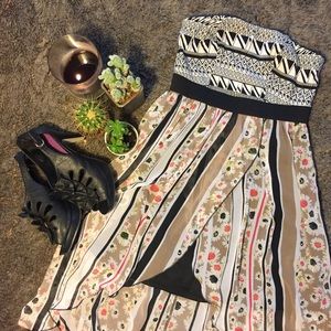 NWOT Strapless Summer Dress